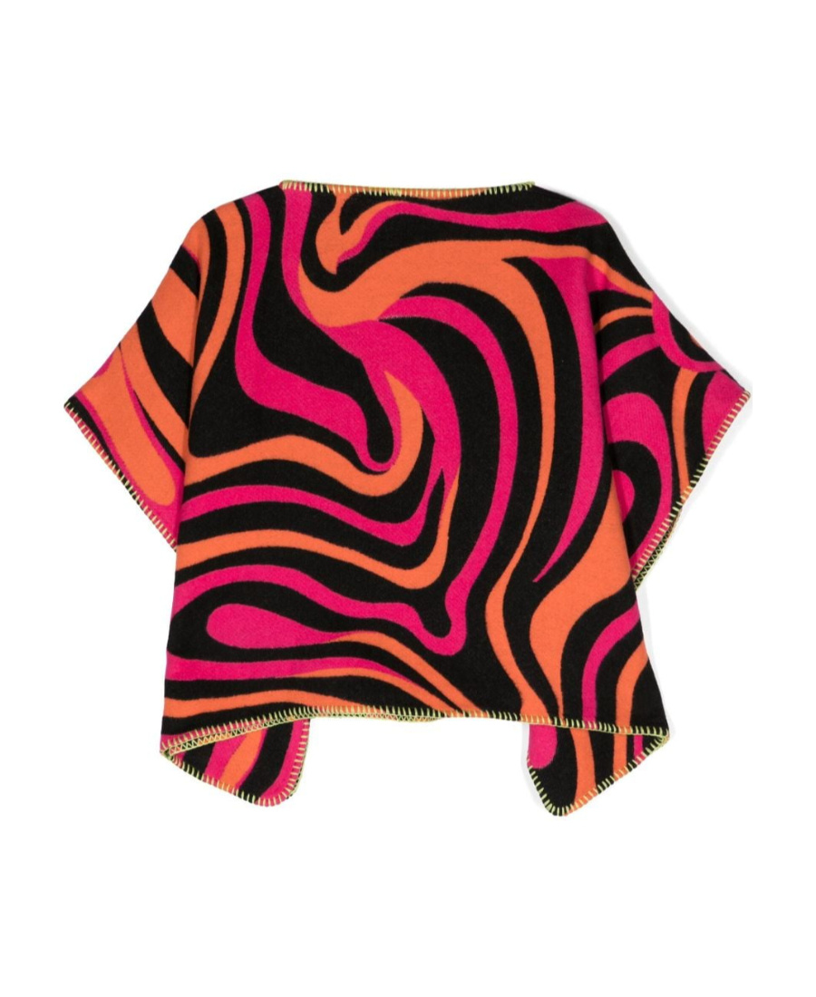 Pucci Pattern Cloak In Black