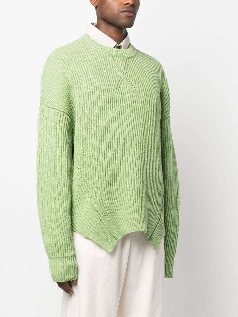 Jil Sander Green Sweater In Green