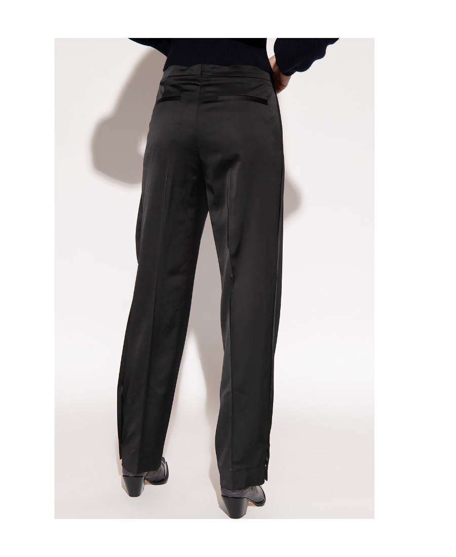 Jw Anderson Straight-leg Trousers In Black