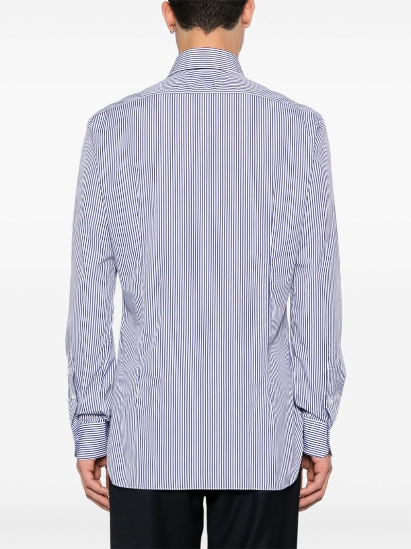 Barba Napoli Long-sleeved Shirt In Purple