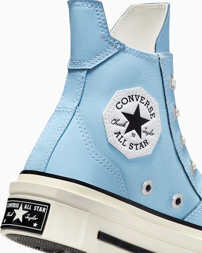 Converse Lace-up High-top Sneakers In Blue