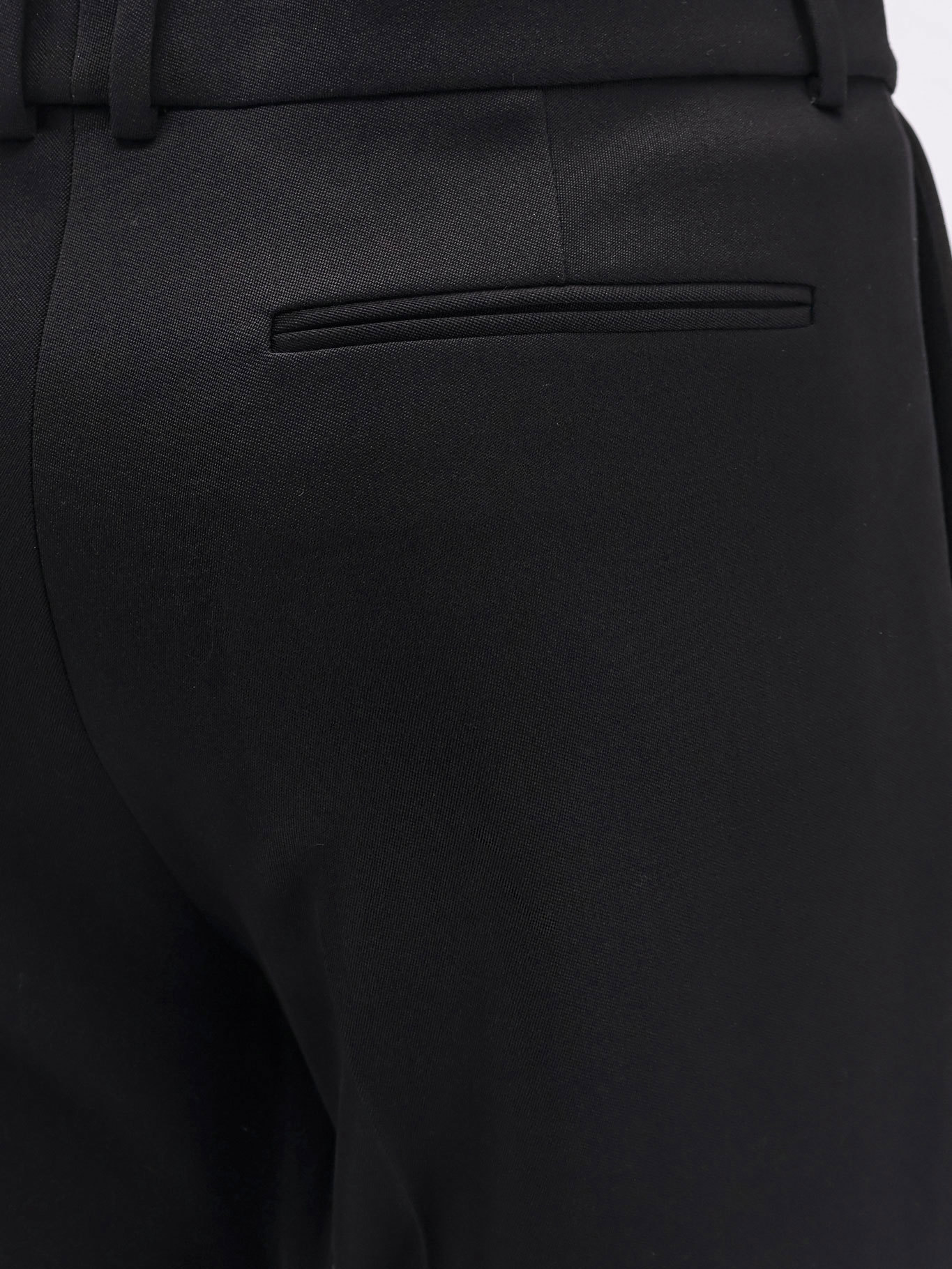 Saint Laurent Belt Loop Track Pants In Black