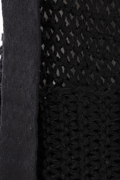 Shop Quira Asymmetric Knitted Vest In Black