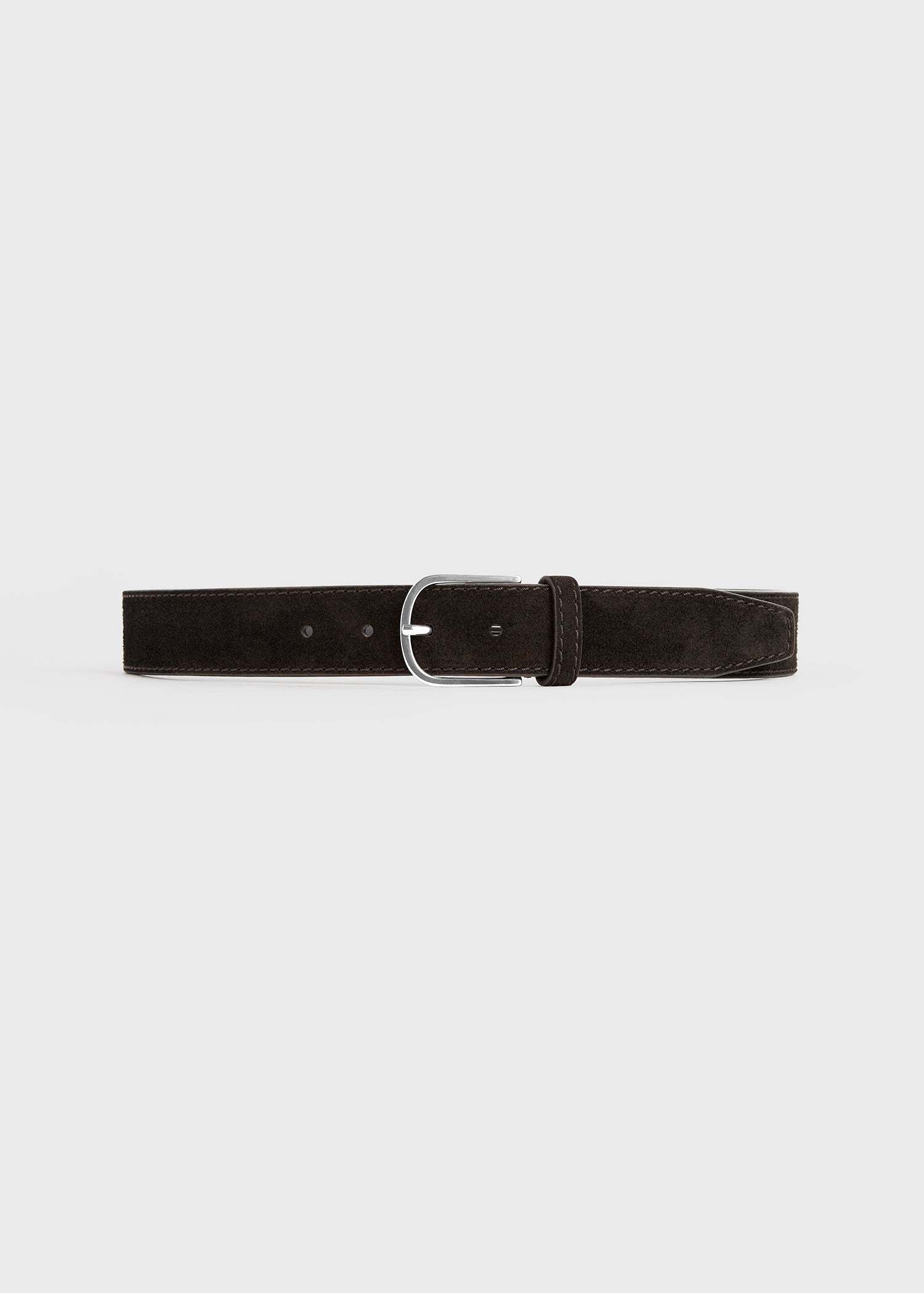 Totême Bold Trouser Belt Espresso In Black