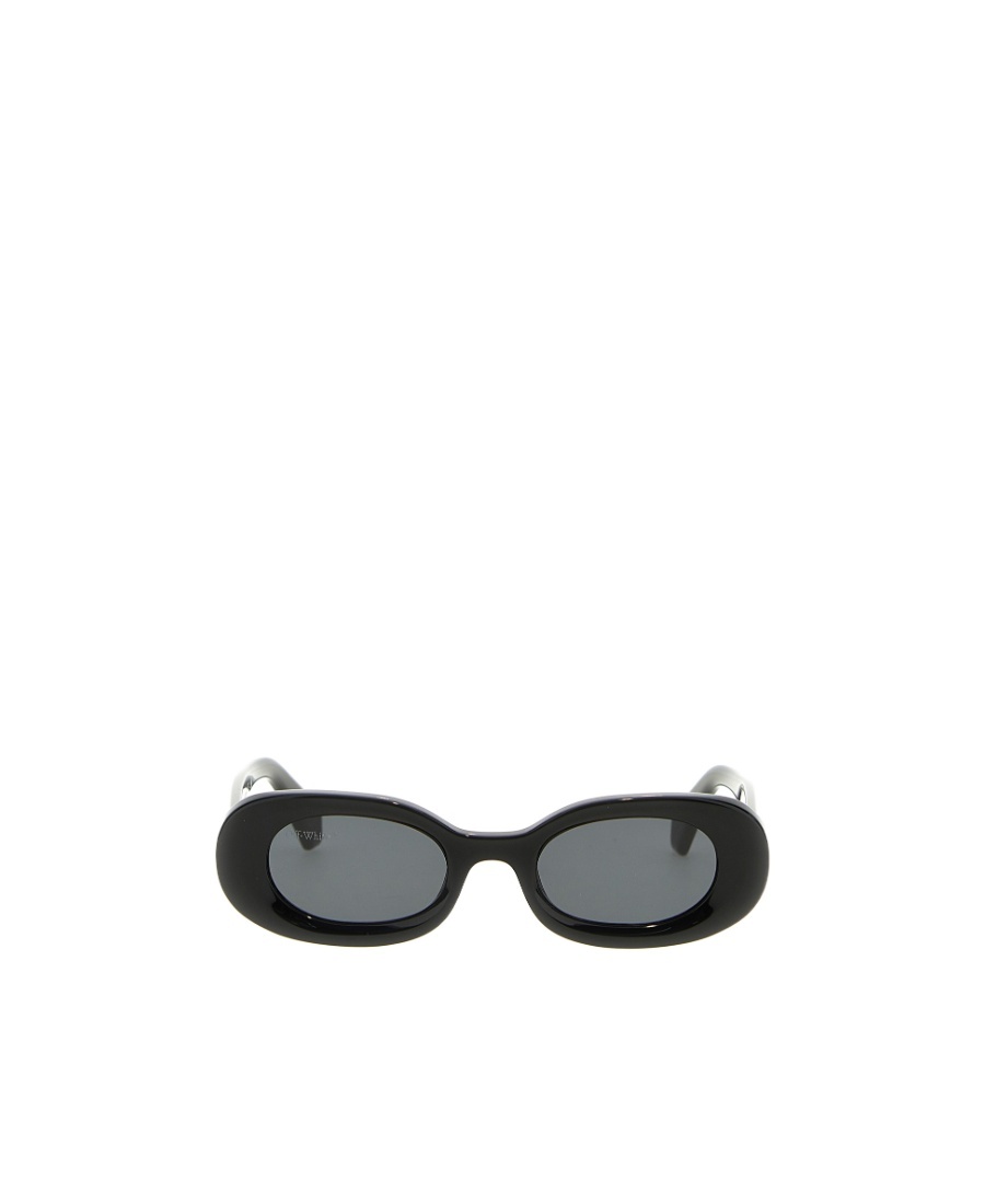 Off-white Amalfi Oval-frame Sunglasses In Gray