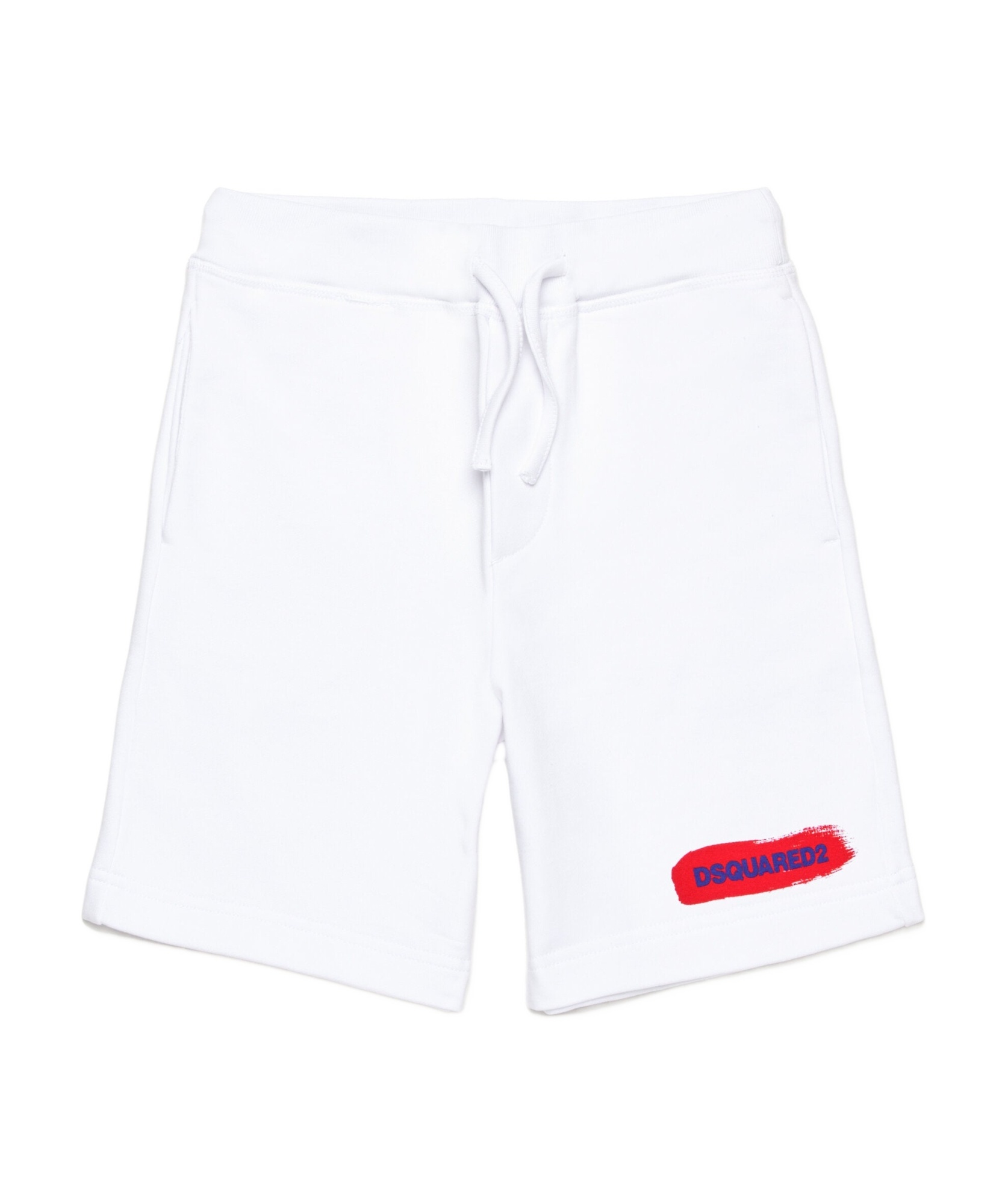 Shop Dsquared2 Logo-print Track Shorts In White