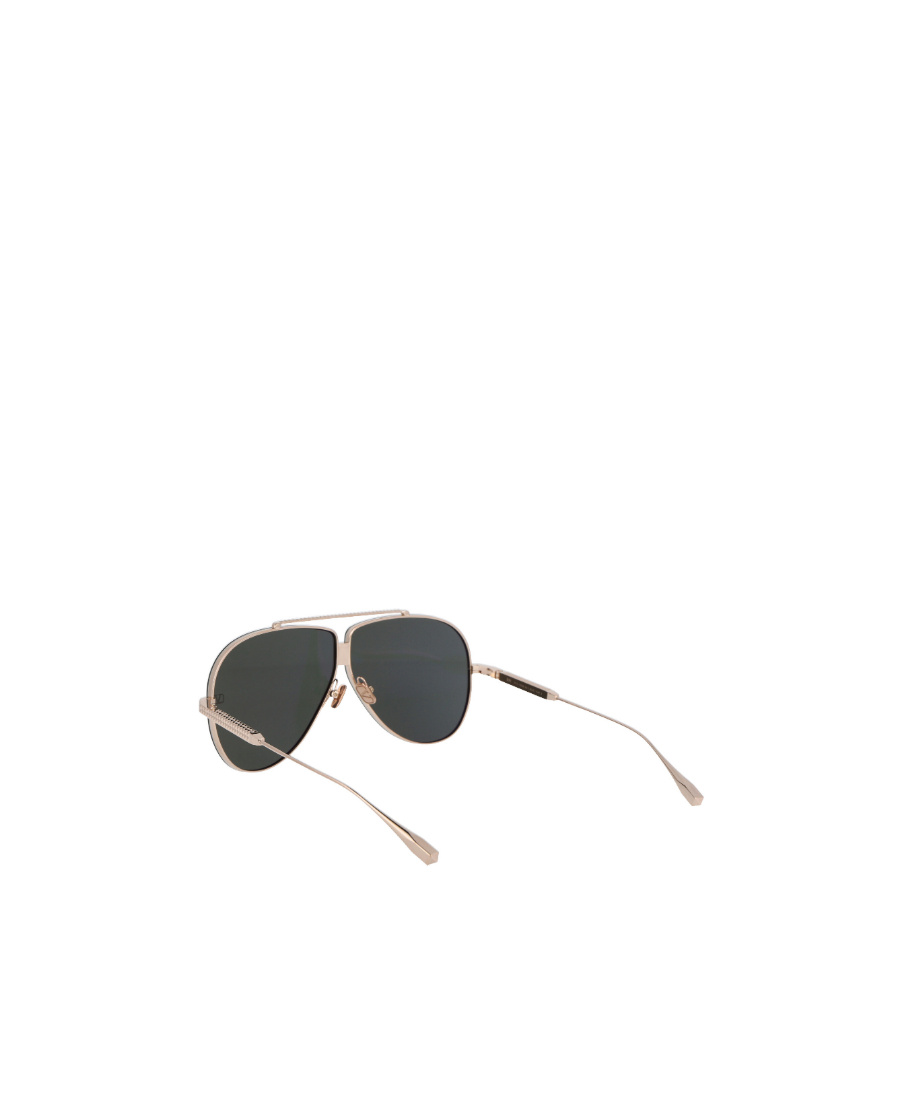 Valentino Women's White Gold Titanium Sunglasses In Green