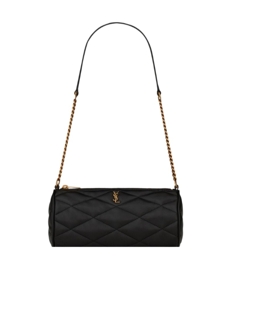 Saint Laurent Sade Tube Bag In Black