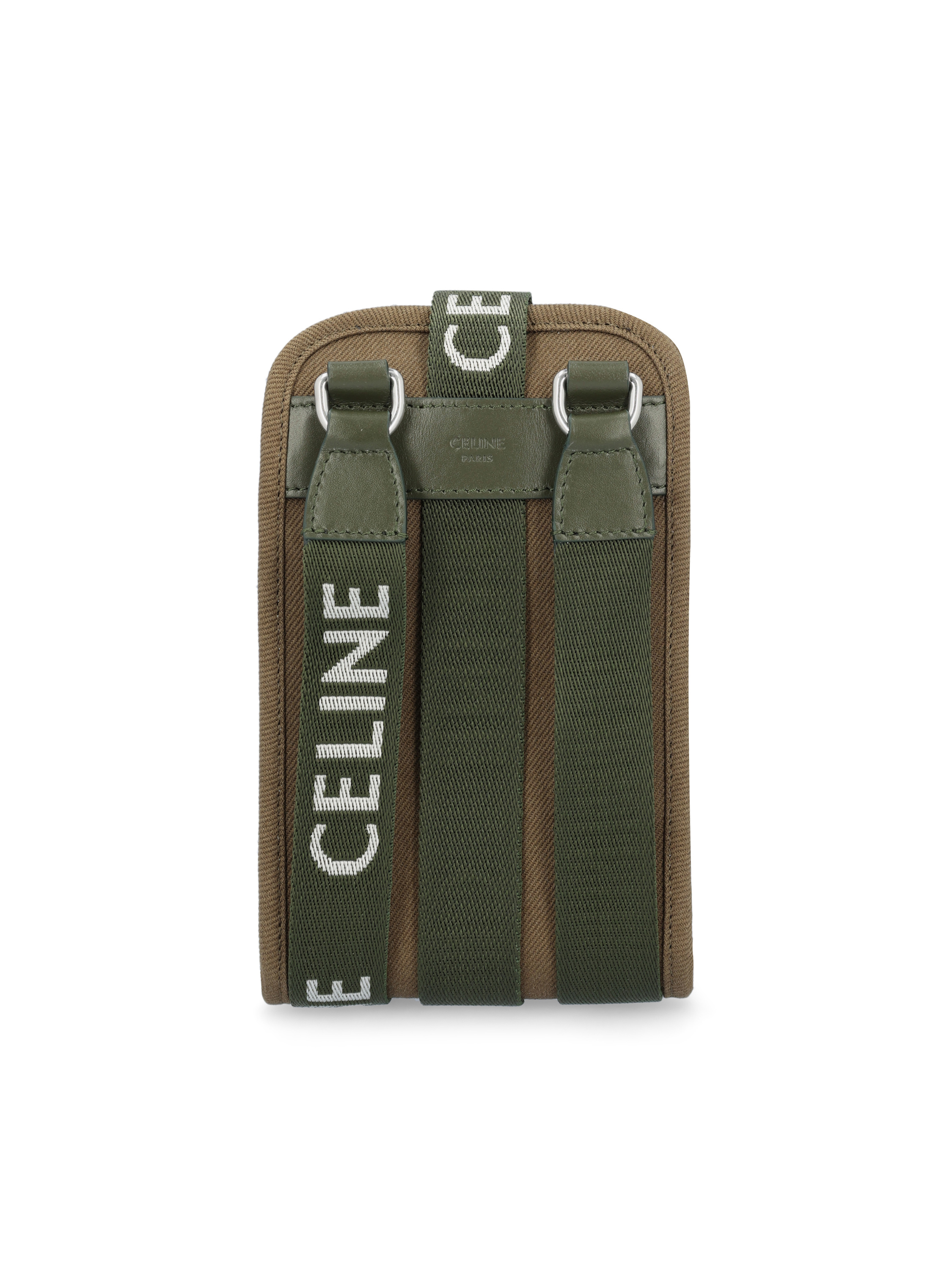 Celine Hiking Mobile Phone Bag In Brown