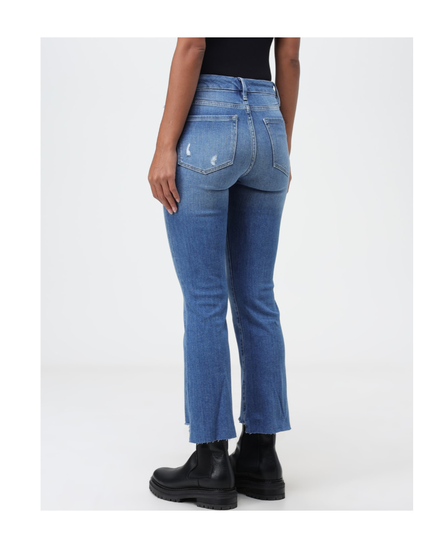 Frame Belt Ring Jeans In Blue