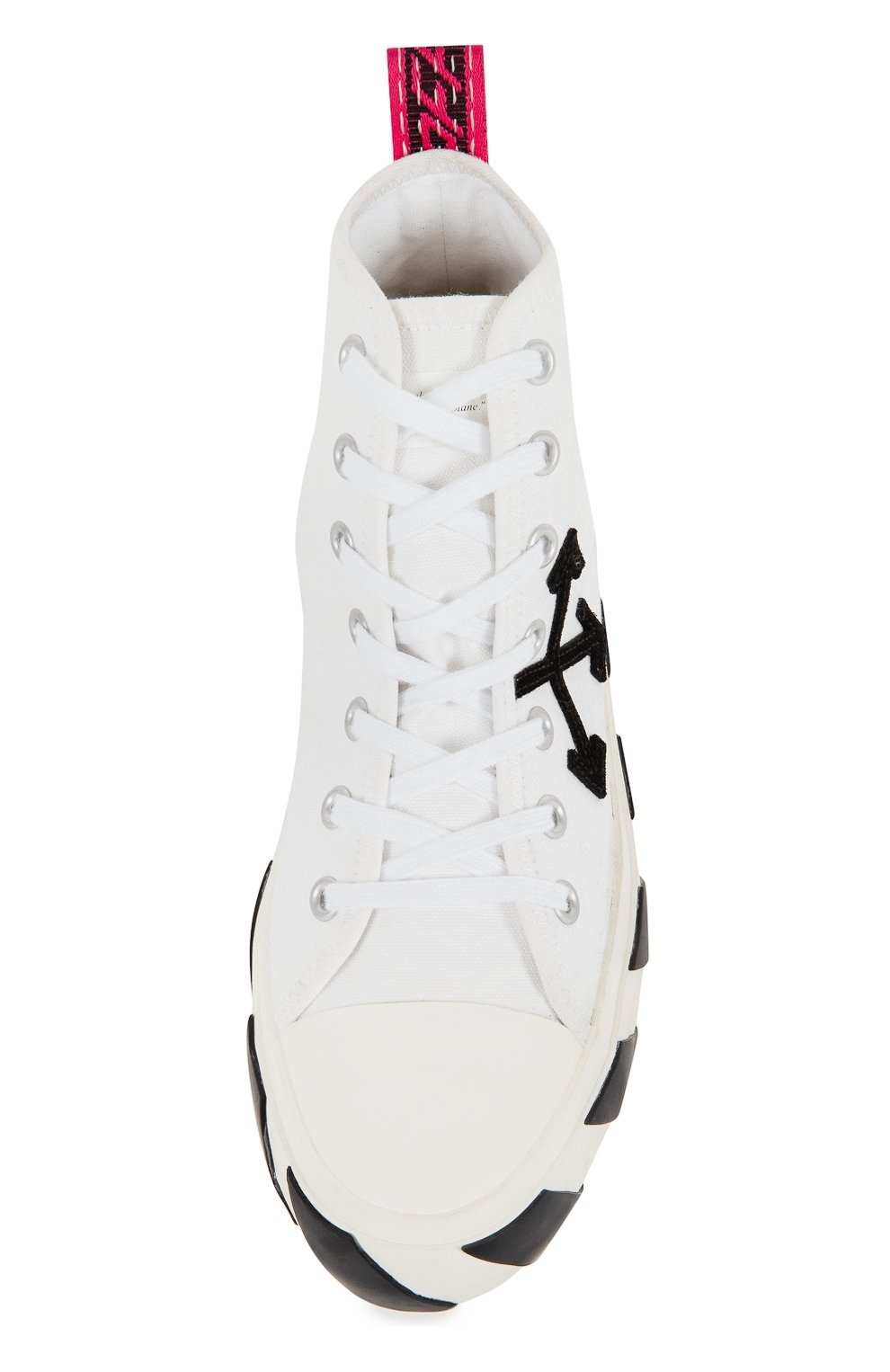 Shop Off-white Arrows Patch High-top Sneakers In White