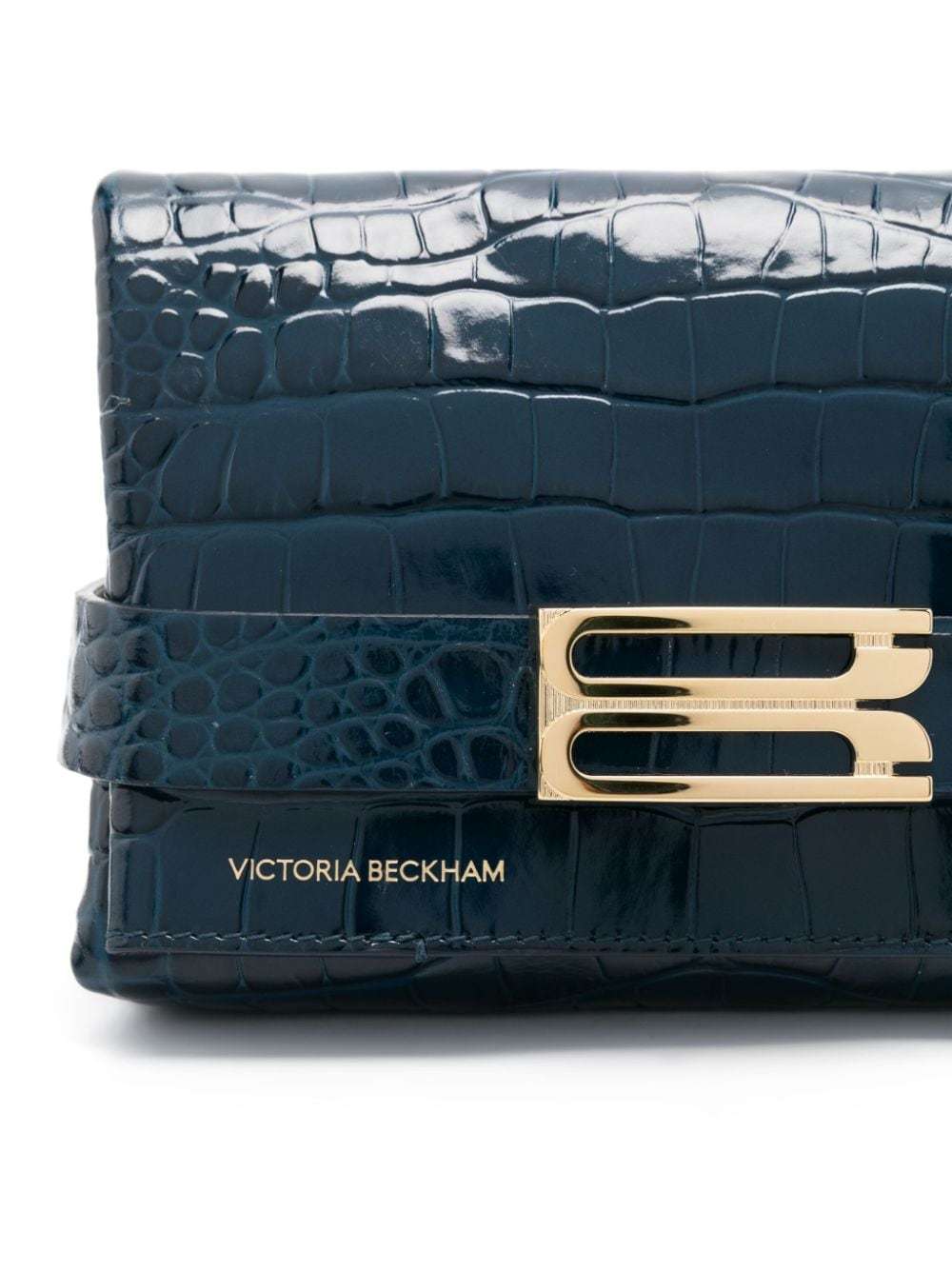 VICTORIA BECKHAM CROCODILE EMBLEM SIGN CROSS-BODY BAG 