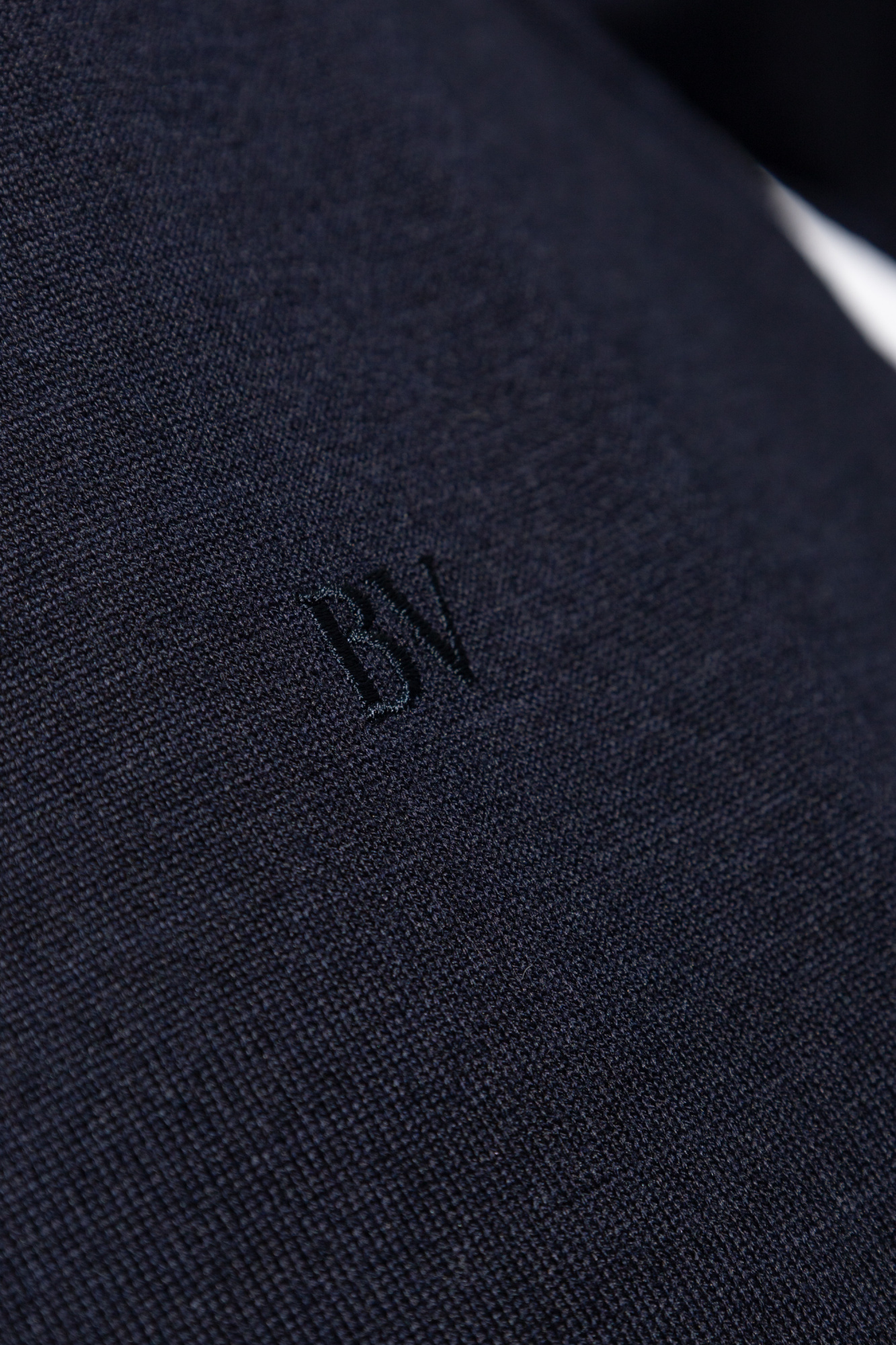 Bottega Veneta Long-sleeved Polo Neck Wool Sweater In Black