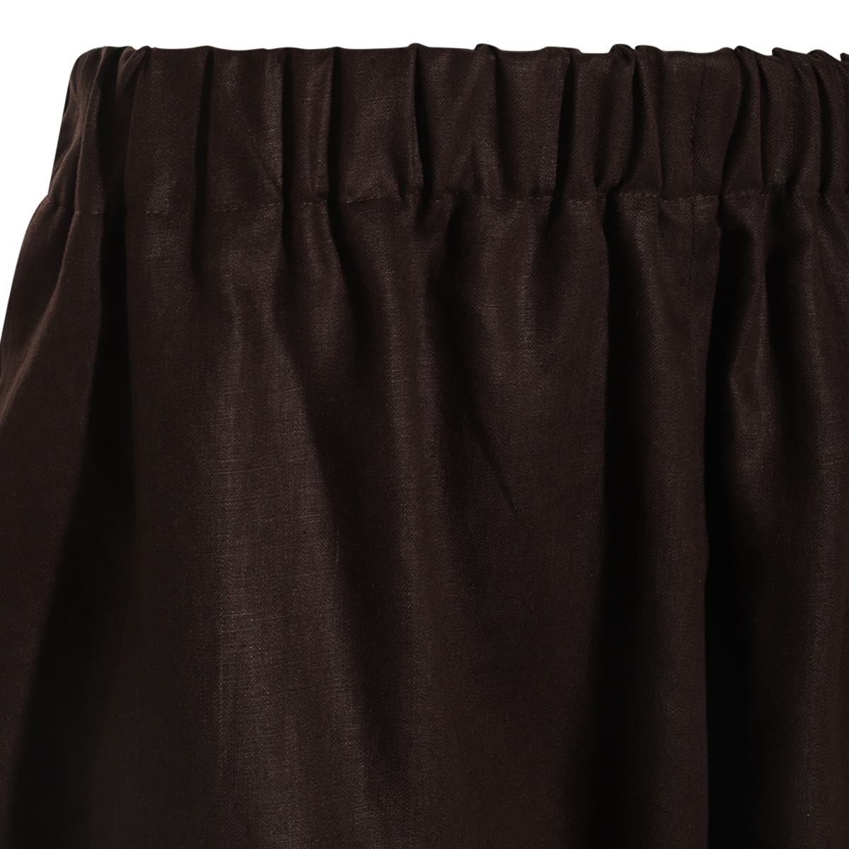 Brunello Cucinelli Elastic-waistband Midi Skirt In Black
