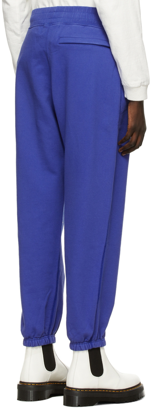 Awake Logo Embroidered Sweatpants In Blue
