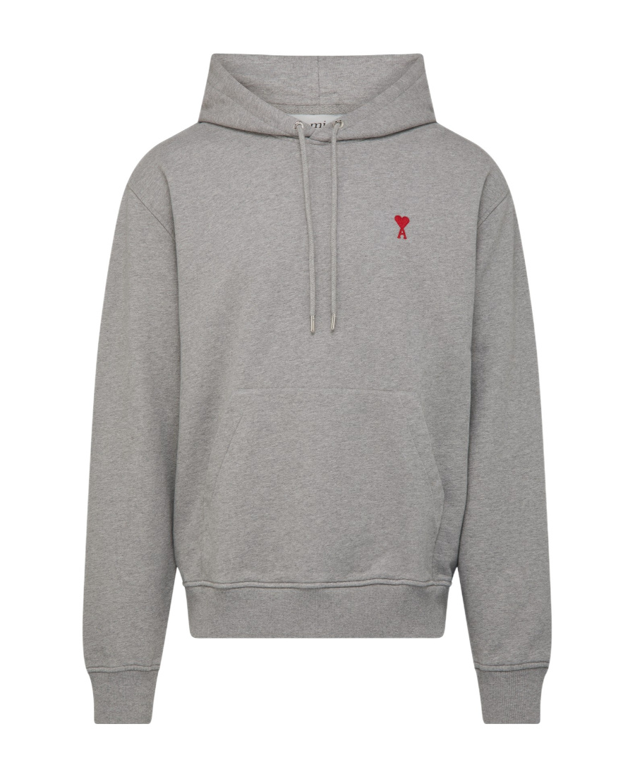 AMI ALEXANDRE MATTIUSSI AMI HEART HOODED HOODIE