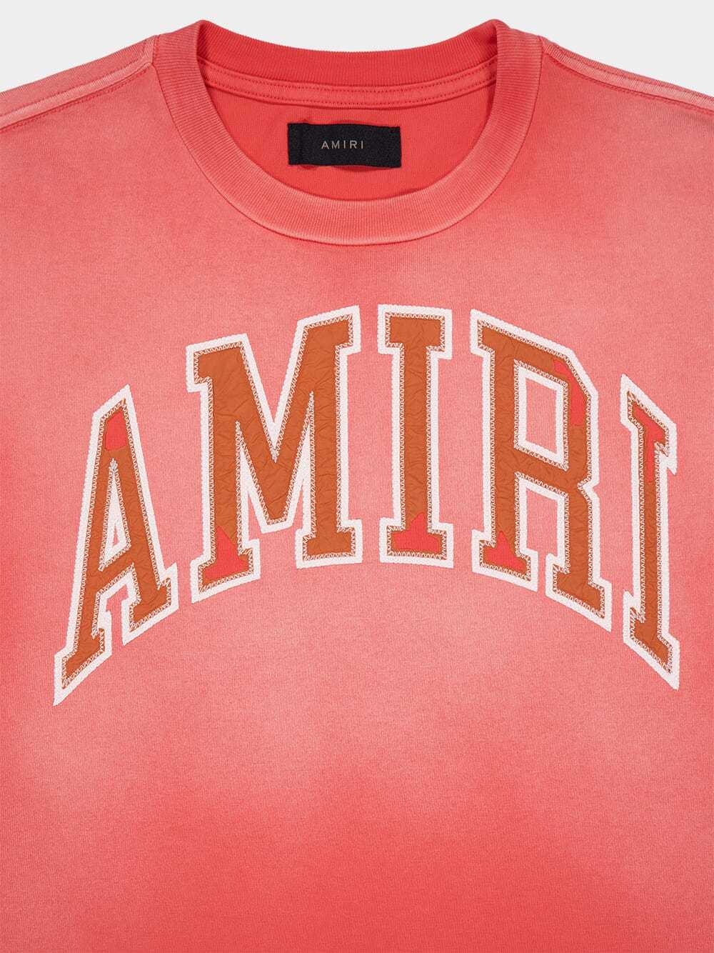 Shop Amiri Vintage T-shirt In Red