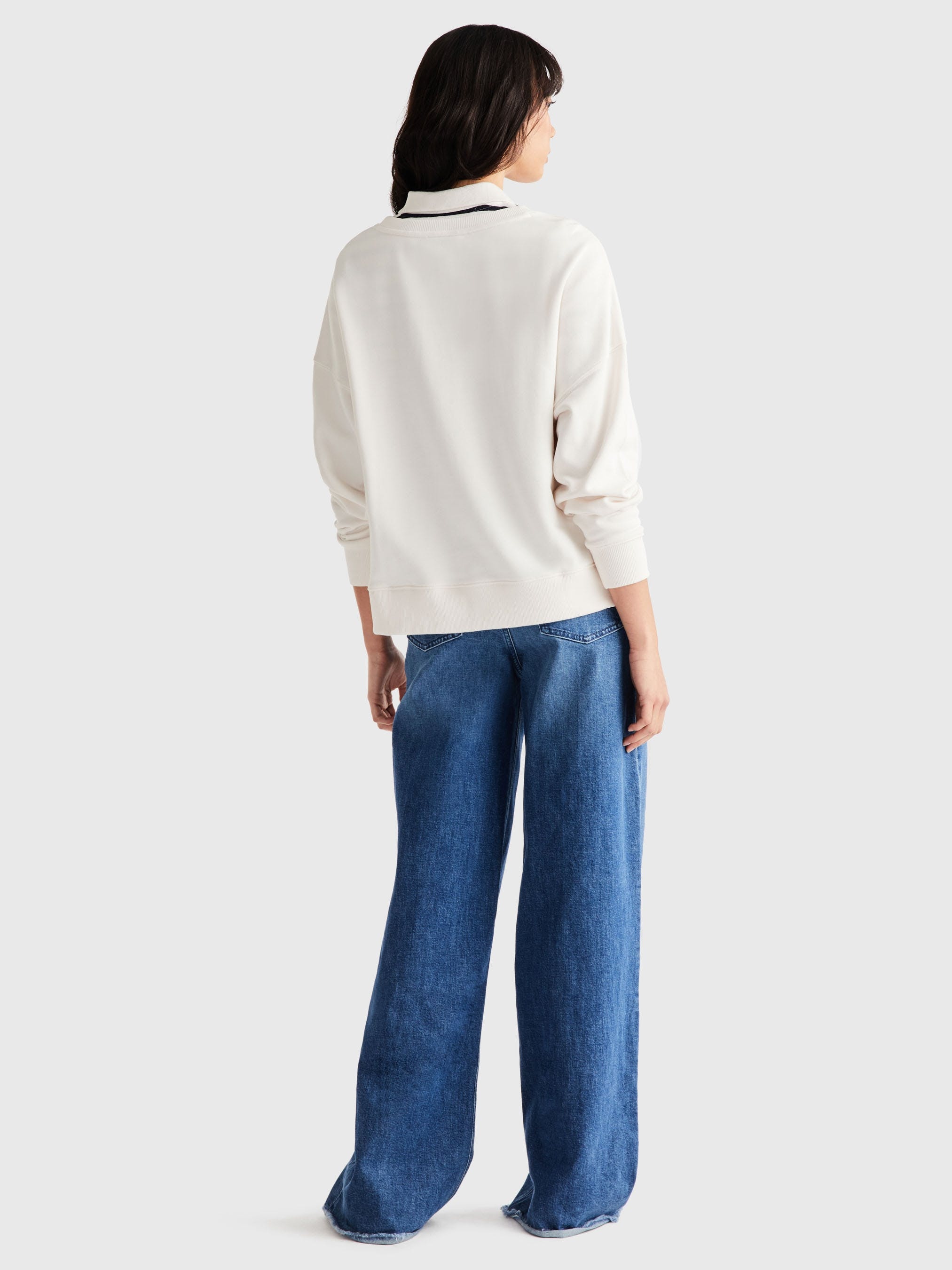 Tommy Hilfiger Long-sleeved Sweater In White