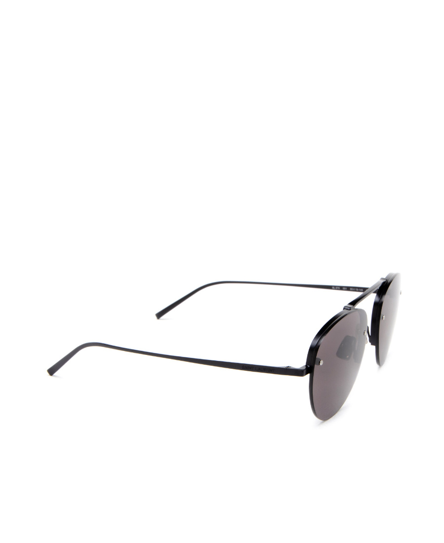 Saint Laurent Sl 575 Round-frame Sunglasses In Black