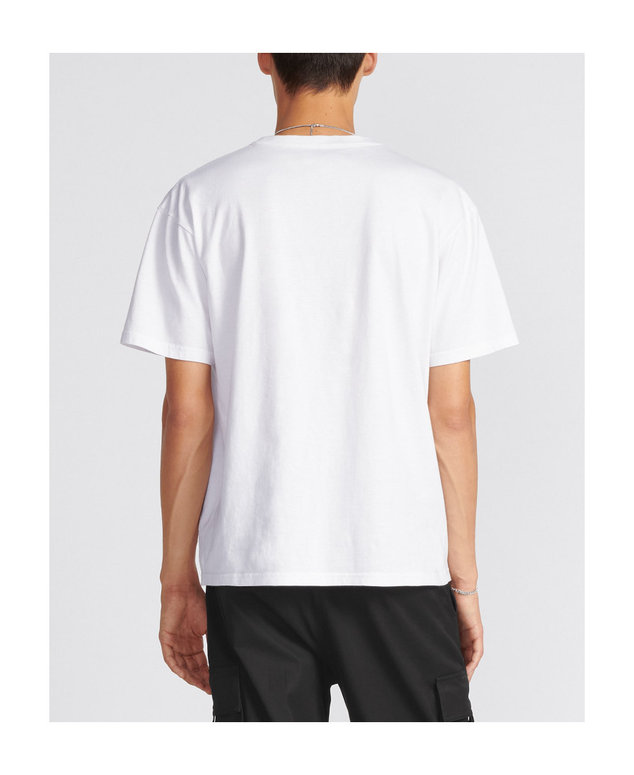 Dior Short-sleeved T-shirt With Round Neck In White