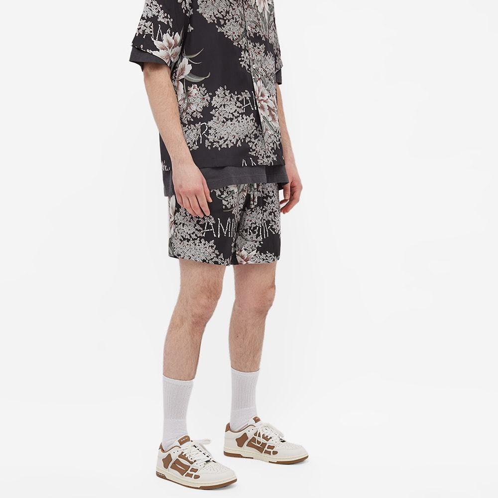 Amiri All-over Graphic Print Shorts In Black