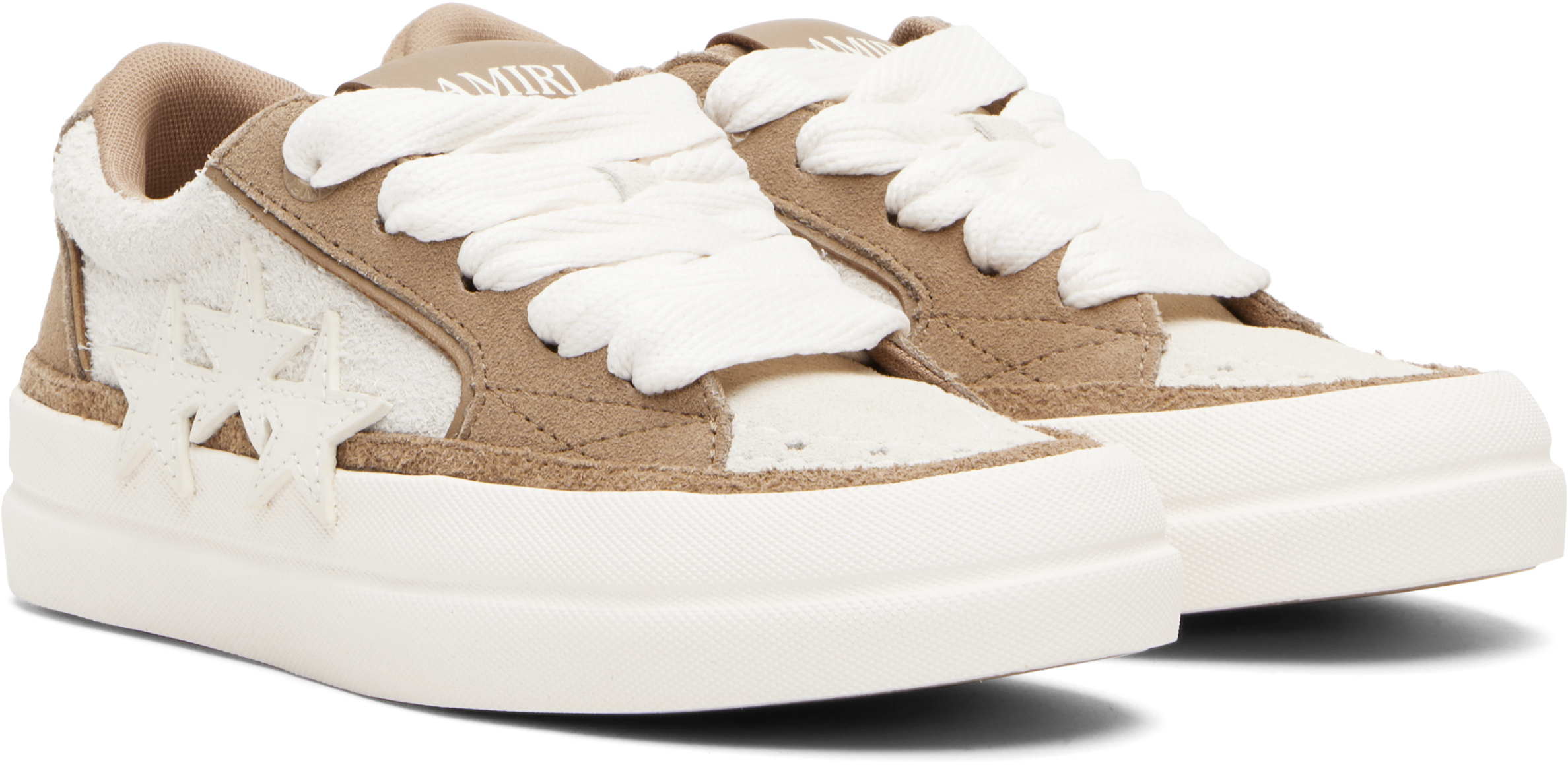 Amiri Beige Sunset Skate Sneakers In Multi