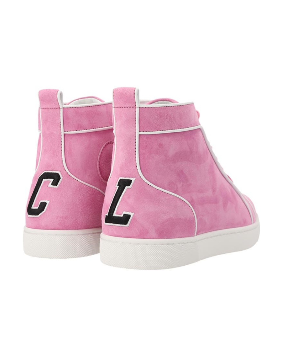 Christian Louboutin Varsilouis High-top Sneakers In Pink