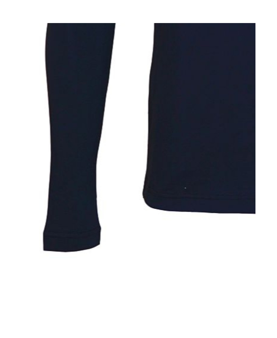 Ea7 Navy Blue Round-necked T-shirt In Black