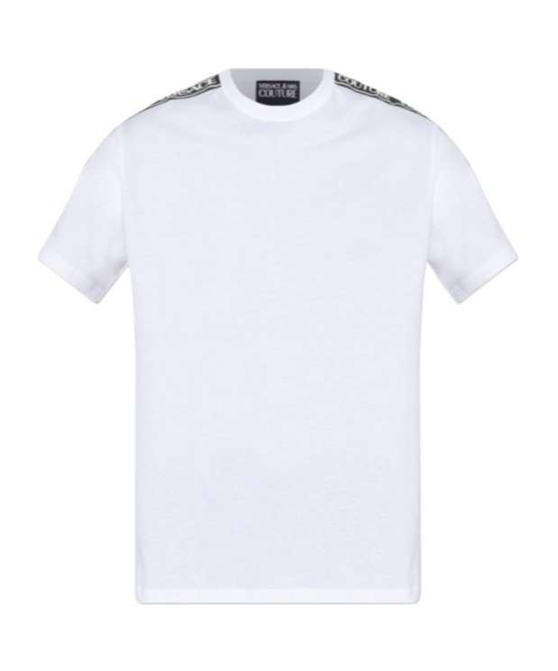 Versace Jeans Couture Logo Print Crewneck T-shirt In White