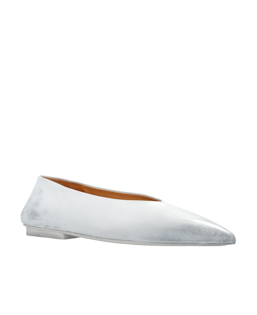Marsèll Marsell Leather Ballet Flats In White