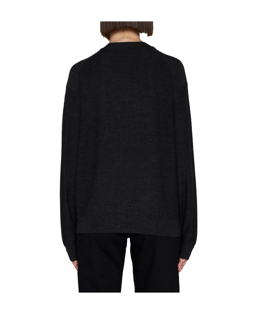 Lemaire Relaxed Twisted Cardigan S In Gray