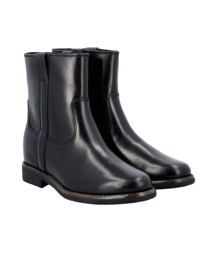 Isabel Marant Susee Leather Ankle Boots In Black
