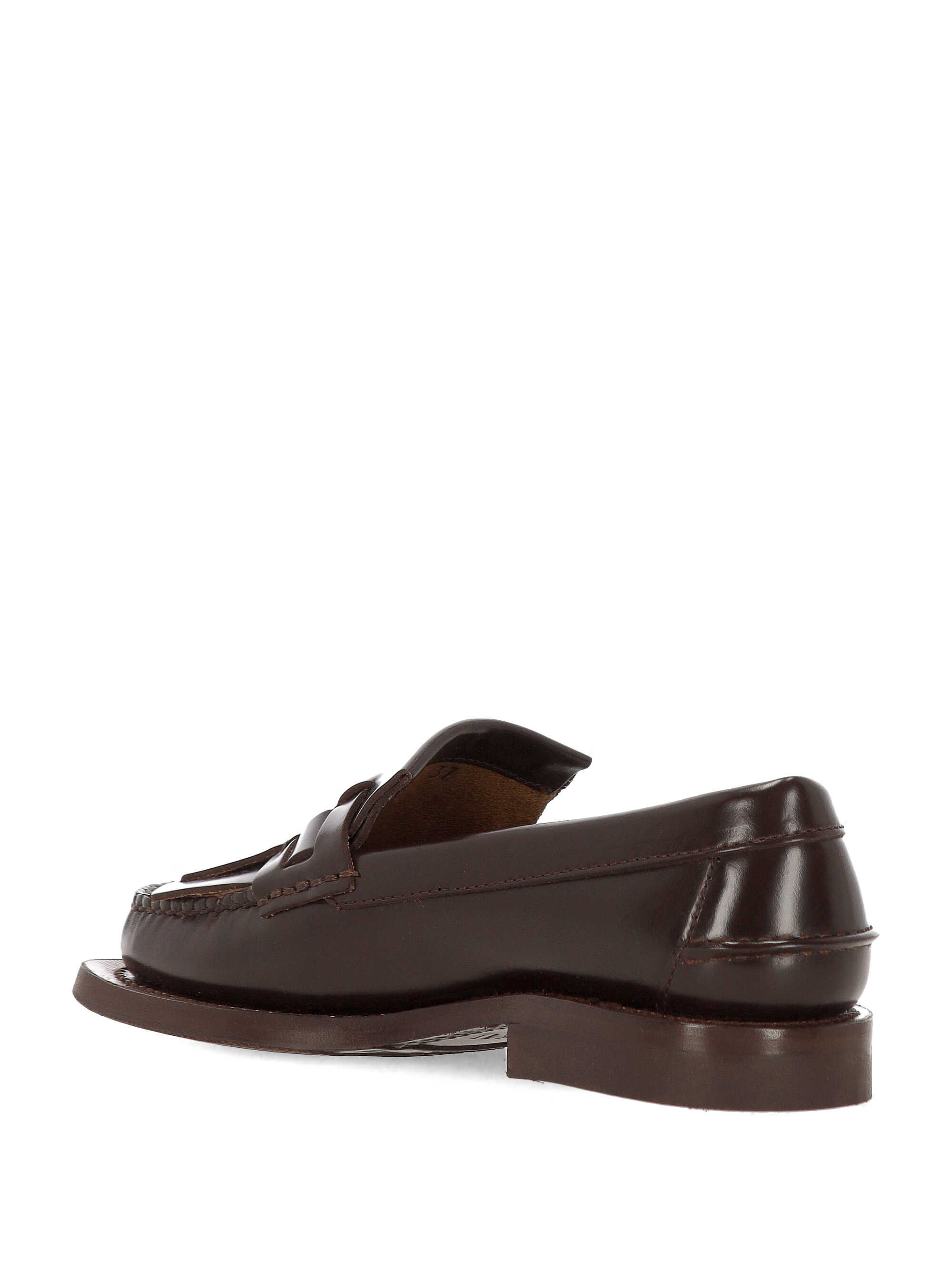 Hereu Square-toe Loafers In Brown