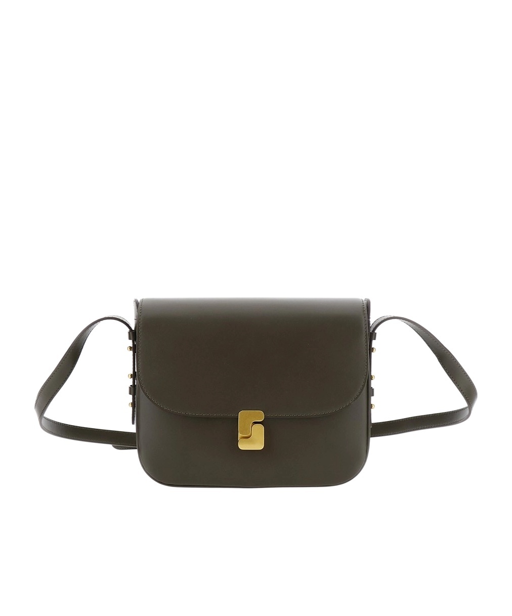 Soeur Flap Shoulder Bag In Green