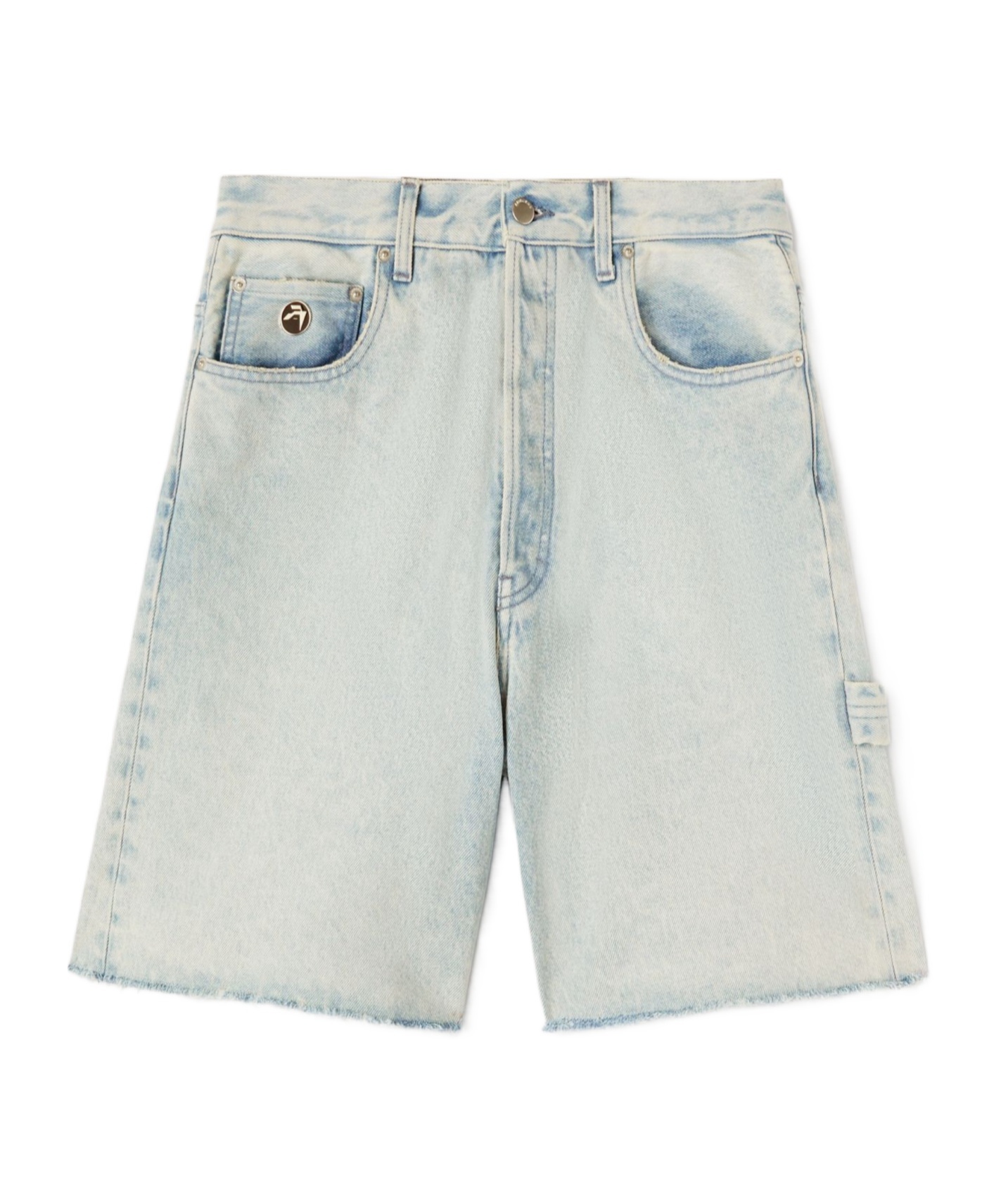 Ambush Rawedge Regular Denim Short In White