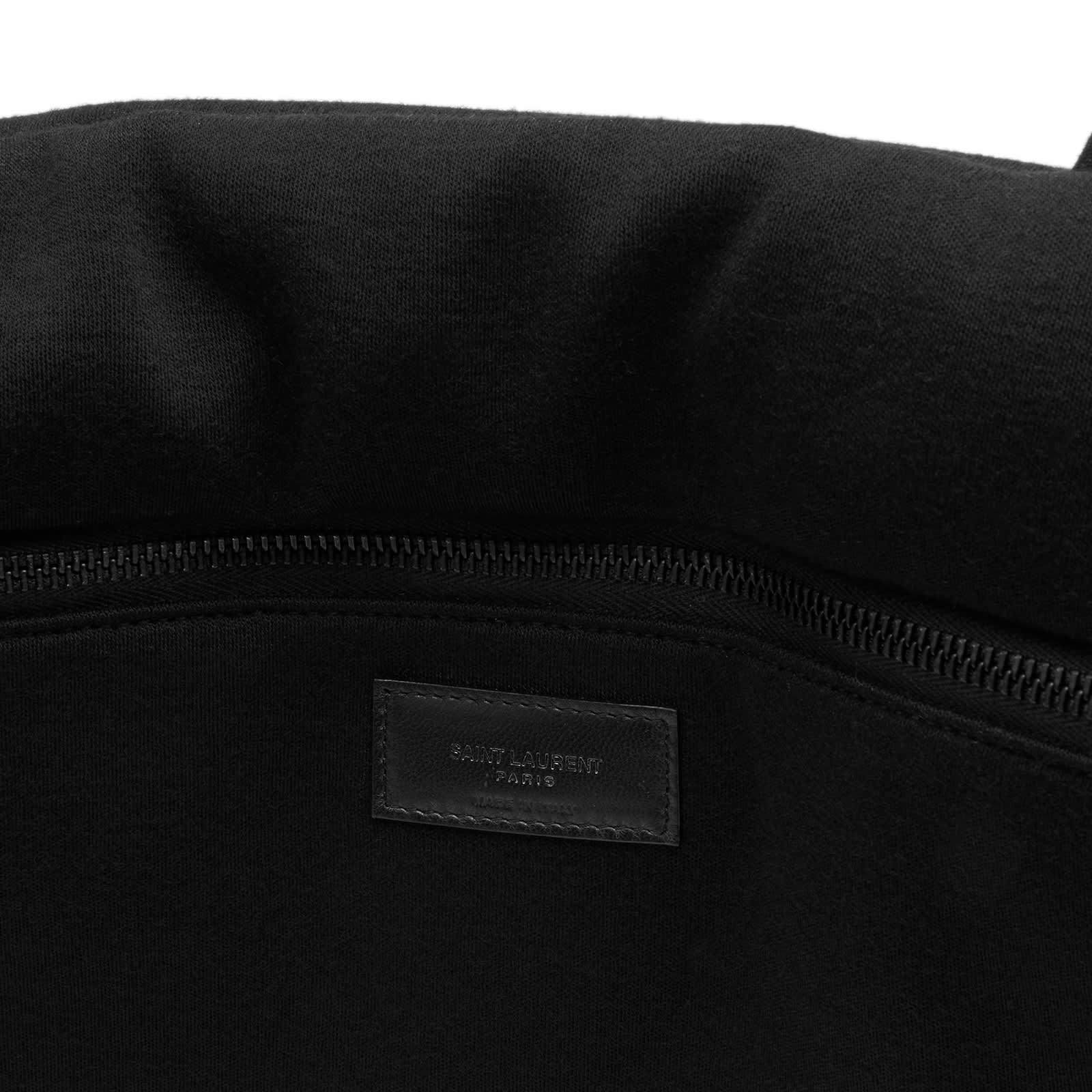 Saint Laurent Quilted Rectangular Shopping Bag With Soft Texture In Black