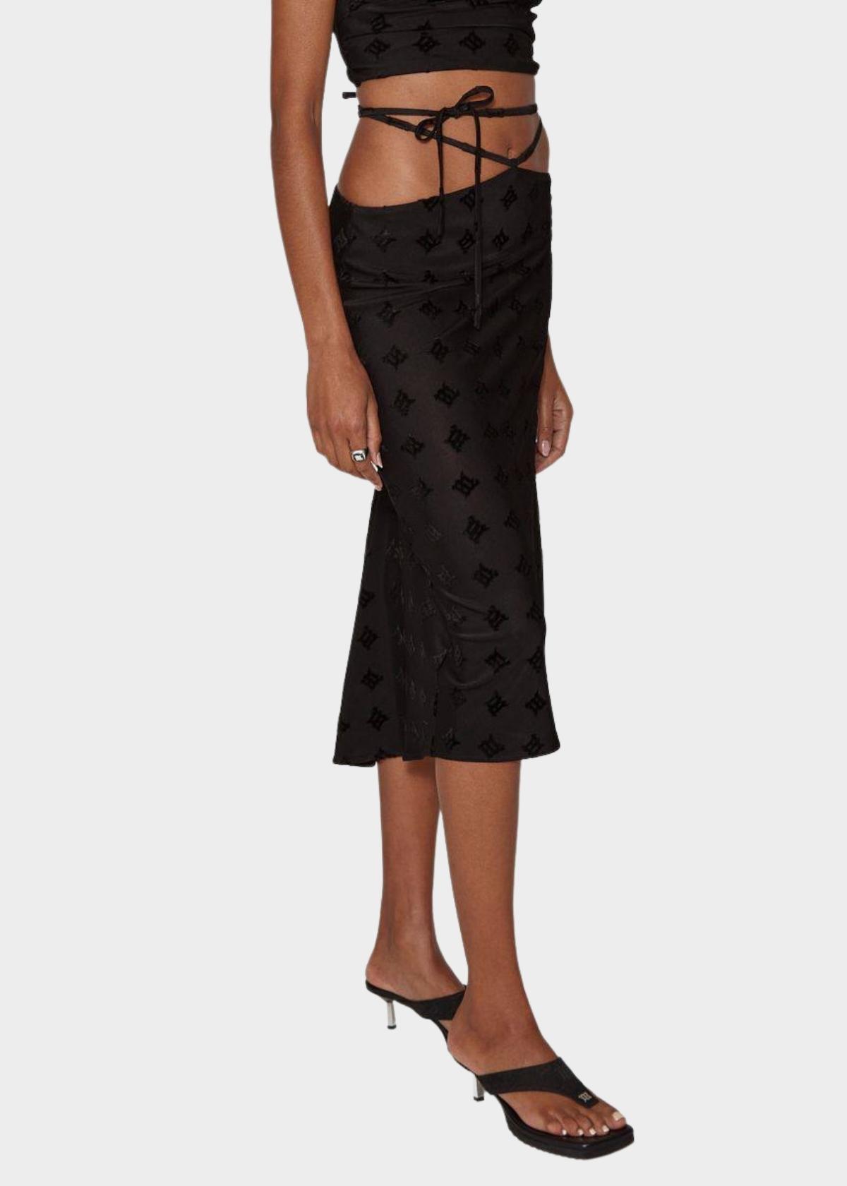 Misbhv Printed Skirt In Black