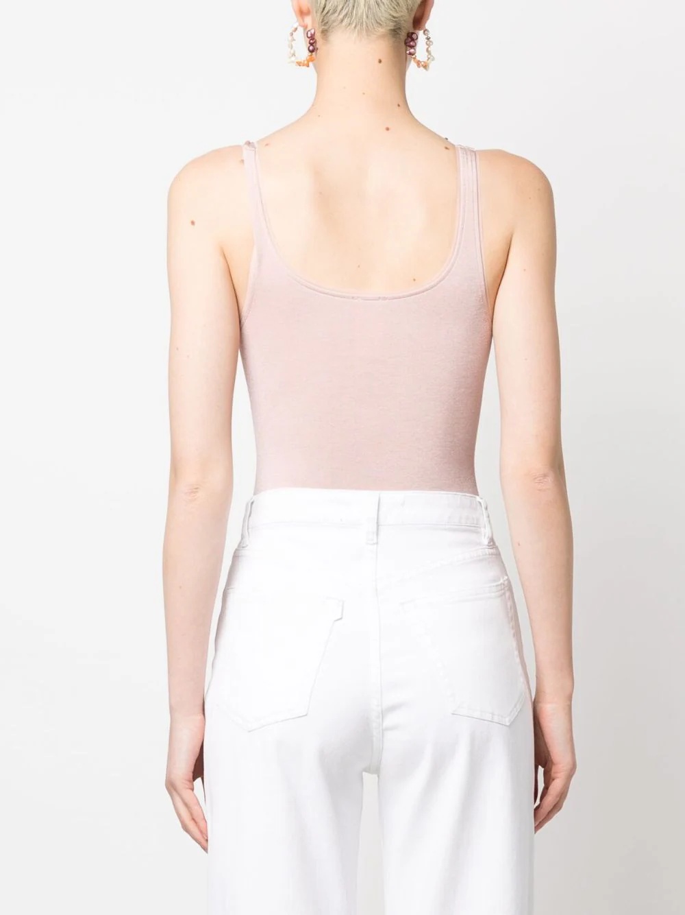 Wolford Scoop-neck Sleeveless Body In Pink