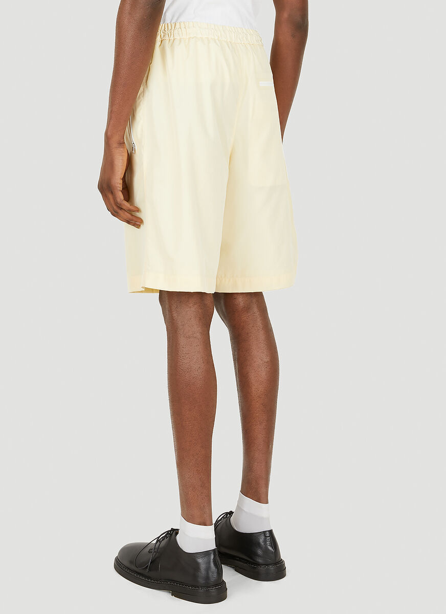 Jil Sander Drawstring-waistband Shorts In White