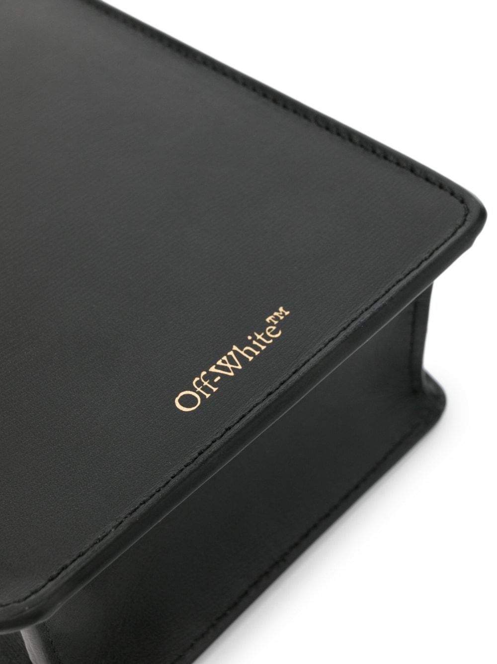 Off-white Jitney Crossbody Phone Bag In Black