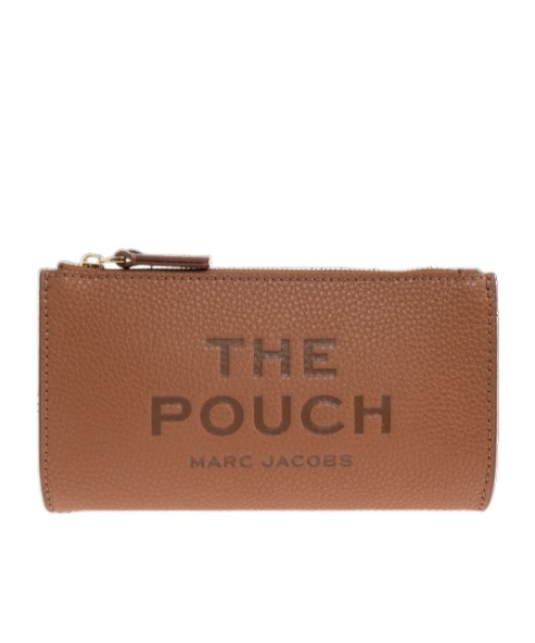 Marc Jacobs Zipper Clutch In Brown