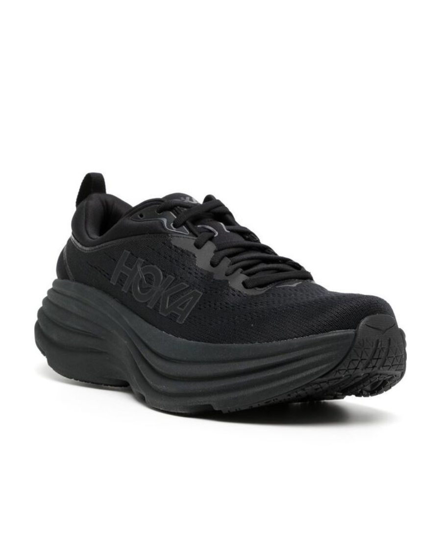 Hoka Bondi 8 Running Shoe In Animal Print