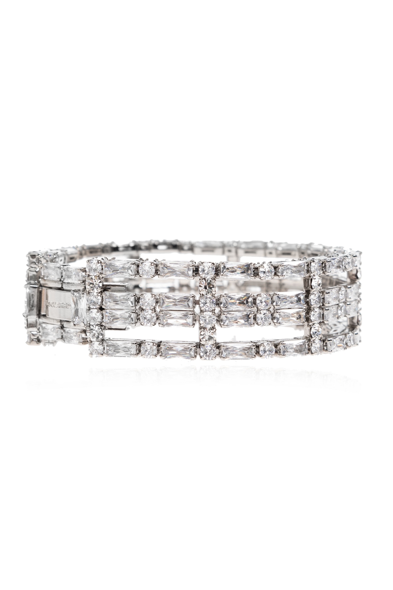 Dsquared2 Crystal Bracelet In Silver
