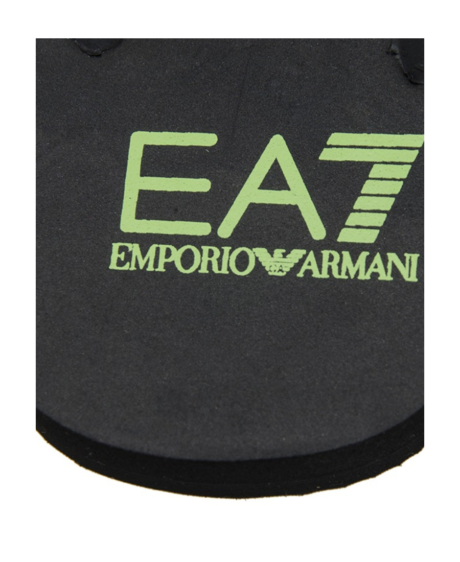 Ea7 Logo Details, Flip-flops. In Black