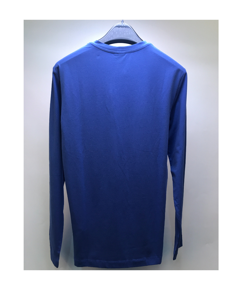 Shop Armani Collezioni Long Sleeved T-shirt In Blue