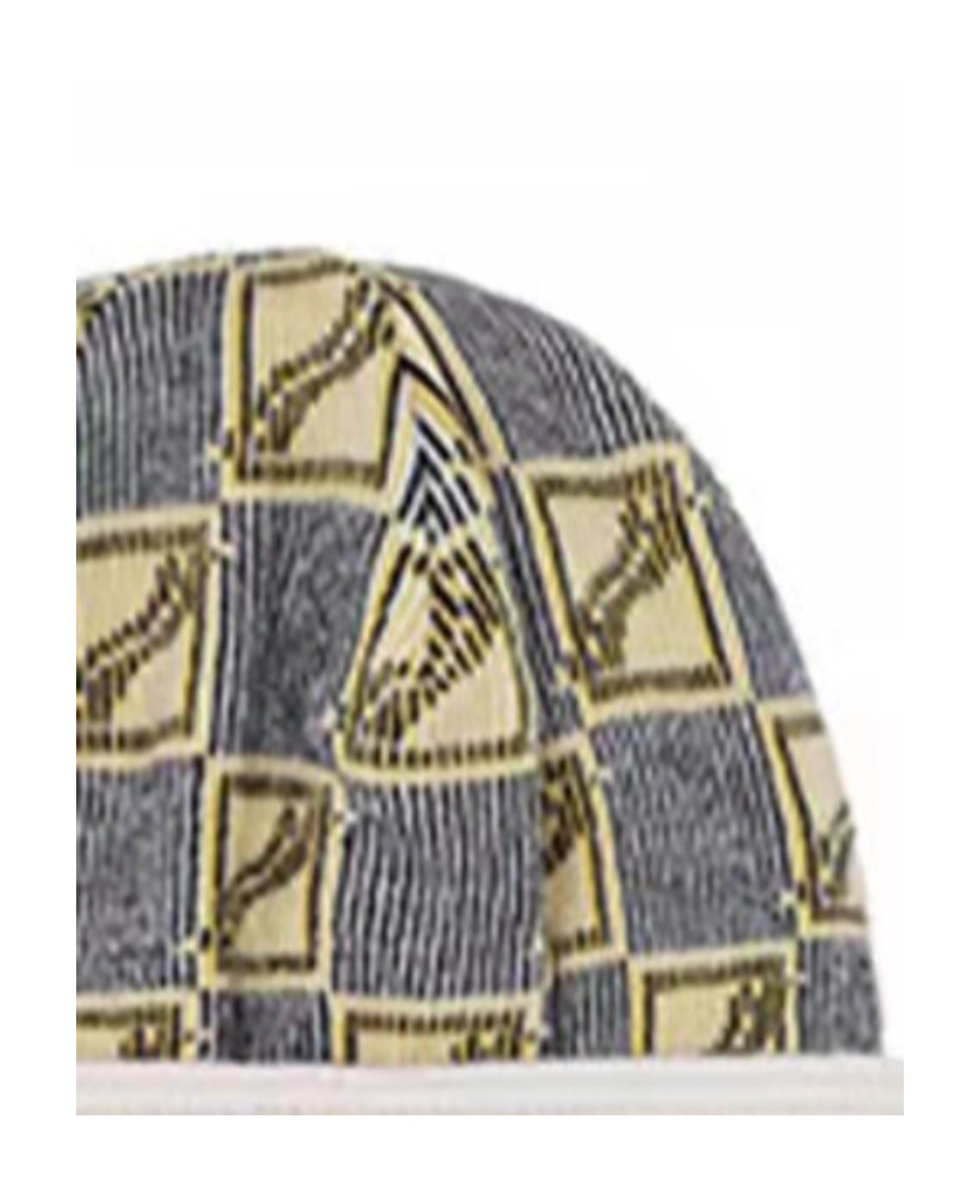We11 Done Logo Printed Trimmed Hat In Multicolor