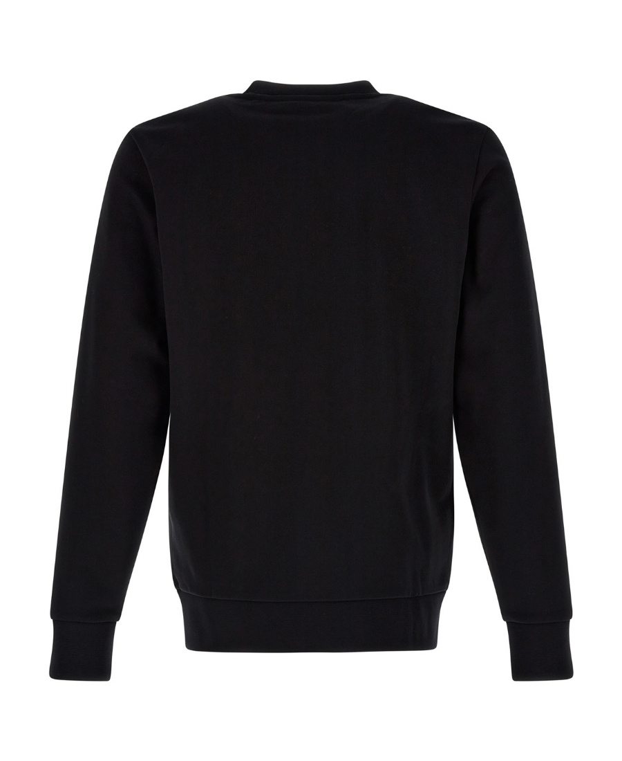 Hugo Boss Logo-print Cotton Sweatshirt In Black