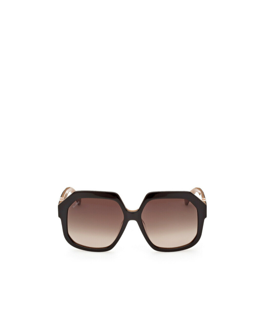 Max Mara Logo Sunglasses In Brown