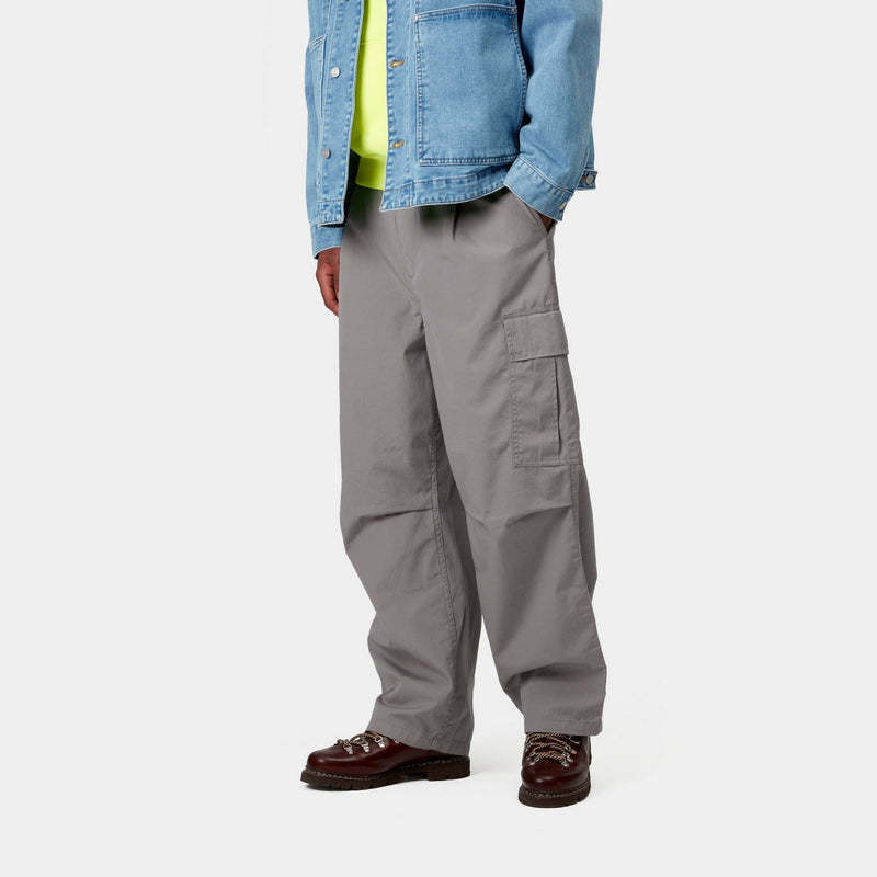 Carhartt Cargo Straight-leg Trousers In Gray