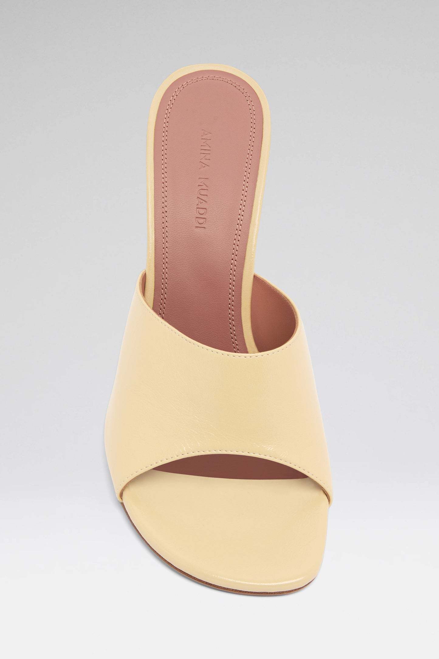 Amina Muaddi Taylor Slipper 90 High Heel Sandals In Sand